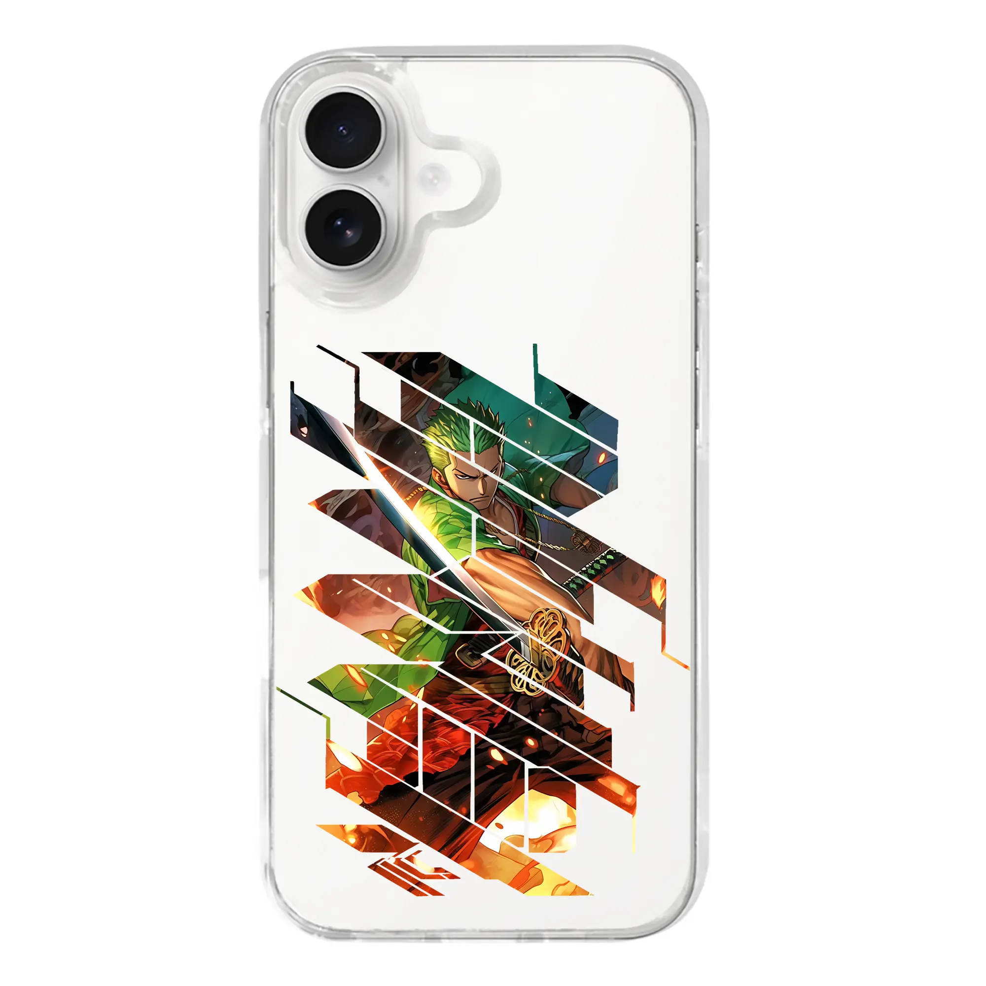 ワンピース グッズ ロロノア・ゾロ - iPhone 17シリーズ 透明スマホケース – 薄型・耐衝撃・精密フィット保護カバー